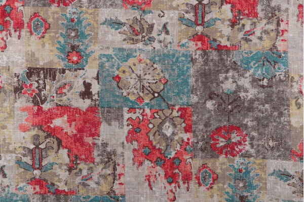 Covington Kapoor Printed Cotton Blend Drapery Fabric in Multi 