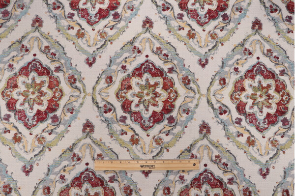 Tresco Tapestry Upholstery Fabric in Multi 