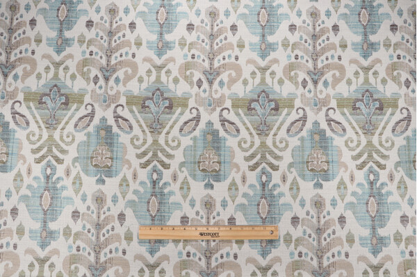 Sample of Neptune Tapestry Upholstery Fabric in Beachgrass 