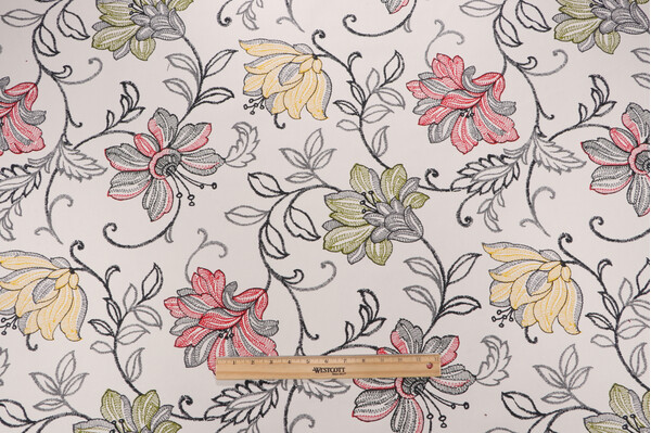 Click for Yarmouth Printed Cotton Drapery Fabric in Multi  Yarmouth Printed Cotton Drapery Fabric in Multi