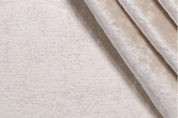 Click for 5.5 Yards Clarice Woven Chenille Upholstery Fabric in Snow Clarice Woven Chenille Upholstery Fabric in Snow