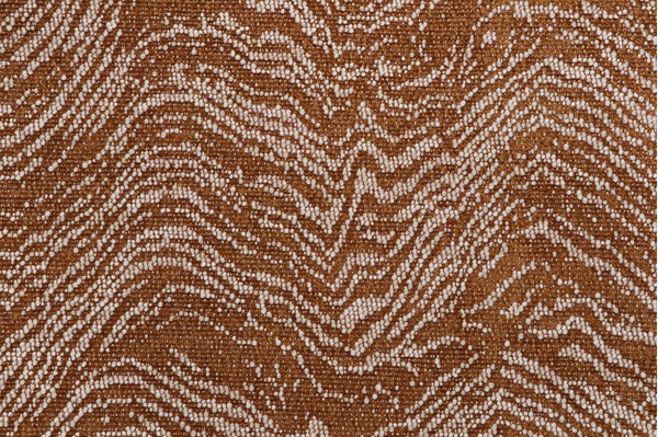 Click for 4.63 Yards Wavey Woven Chenille Upholstery Fabric in Copper Wavey Woven Chenille Upholstery Fabric in Copper