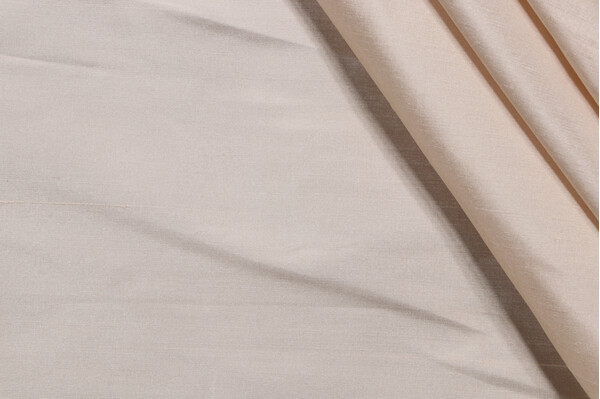 Titan Silk Decorator Fabric in Dehli/Ivory