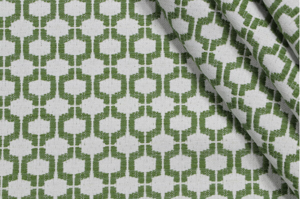 Valdese Weavers Aldia Woven Solution Dyed Acrylic Outdoor Fabric in Endive