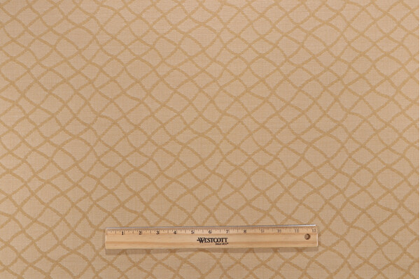 Boston Woven Solution Dyed Acrylic Matelasse Outdoor Fabric in Wheat