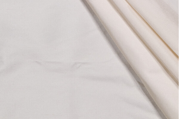 Dupioni Silk Decorator Fabric in Cream