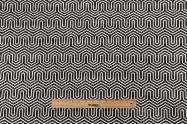 Panic Woven Upholstery Fabric in Chess