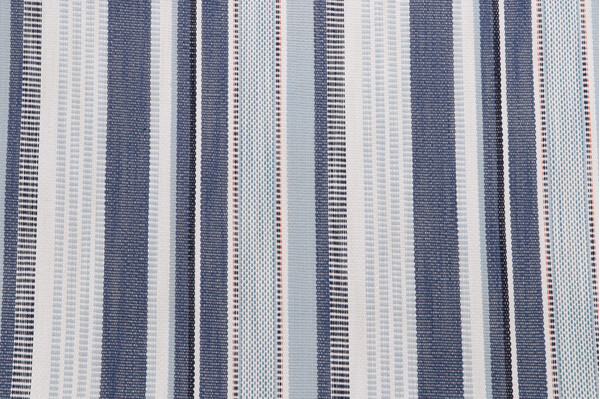 Perennials Left Bank Stripe 837-719 Woven Solution Dyed Acrylic Outdoor Fabric in Capri