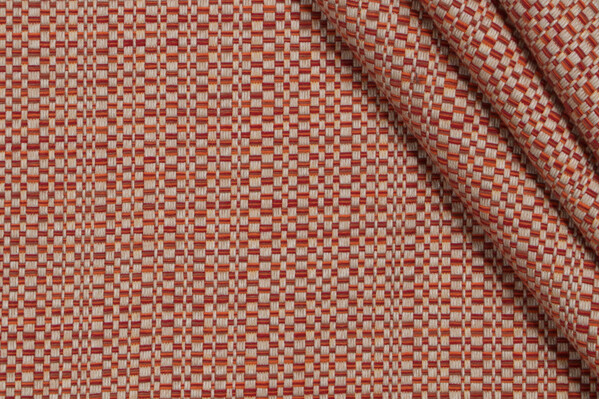 Clodagh Raffia 210-230 Woven Solution Dyed Acrylic Outdoor Fabric in Tuscan for Perennials