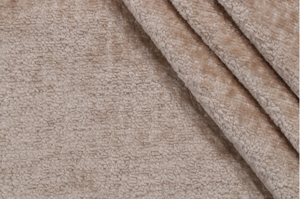 Gabby Woven Chenille Upholstery Fabric in Dusty Sand