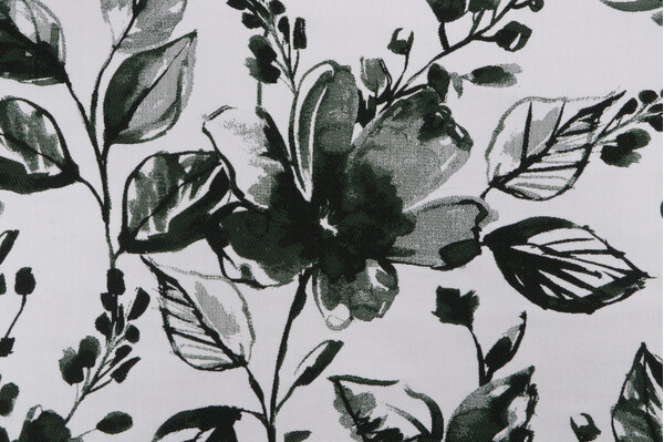 Sunbrella Floral 145571-0002 Woven Solution Dyed Acrylic Outdoor Fabric in Mallard