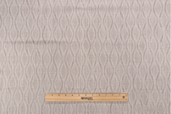 1 Yard Melrose Woven Upholstery Fabric in Linen