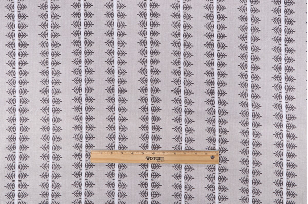 Abbott Printed Decorator Fabric in Graphite