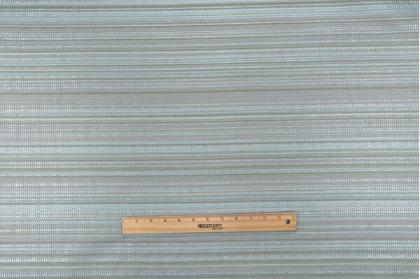 Click for .63 Yards Stripe Woven Upholstery Fabric in Seafoam Stripe Woven Upholstery Fabric in Seafoam