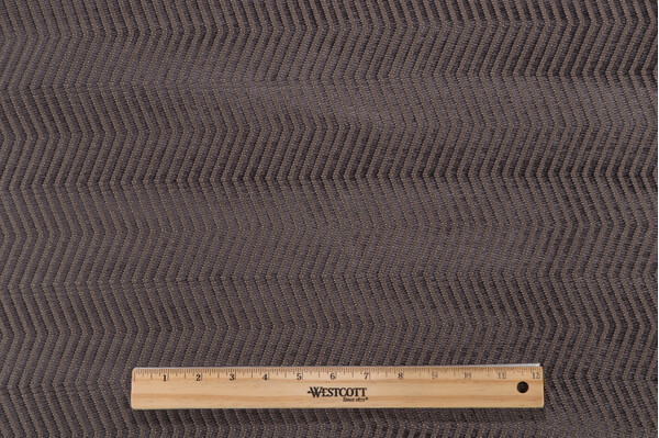 1 Yard Hobbs Chenille Matelasse Upholstery Fabric in Granite