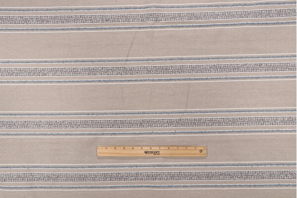 Stripe Woven Upholstery Fabric in Rain