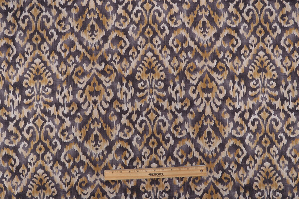 Magnolia Home Komodo Printed Cotton Drapery Fabric in Safari