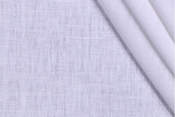 P Kaufmann Luna Woven Linen Decorator Fabric in Snow 