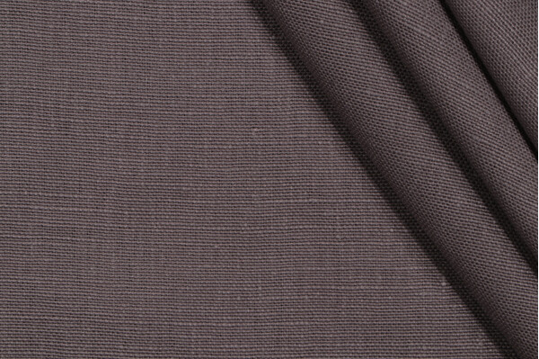 P Kaufmann Luna Woven Linen Decorator Fabric in Gunmetal 