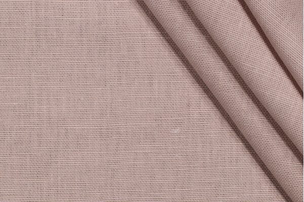 P Kaufmann Luna Woven Linen Decorator Fabric in Dusty Mauve 