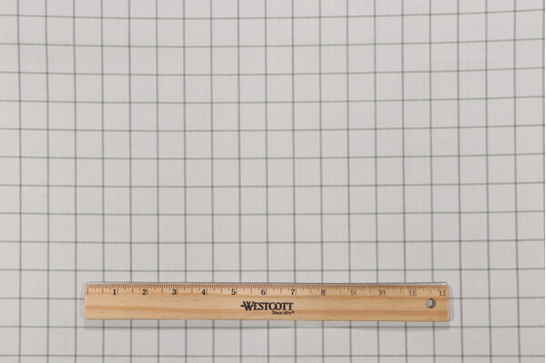 P Kaufmann Anchor Check Woven Polyester Indoor/Outdoor Fabric in Jade 