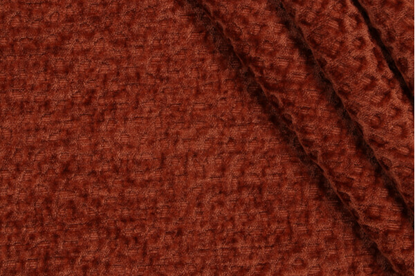 P Kaufmann Perf On The Dot High Performance Chenille Upholstery Fabric in Paprika 