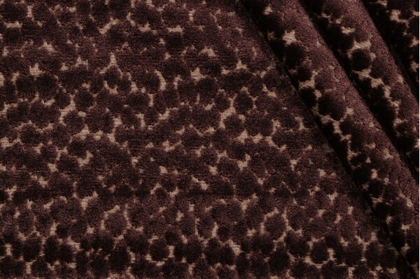 P Kaufmann Burnham Velvet Upholstery Fabric in Havana 
