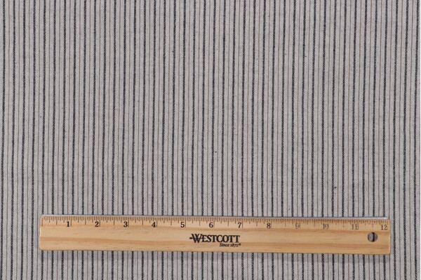 Click for P Kaufmann Epic Stripe Woven Cotton Upholstery Fabric in Granite  P Kaufmann Epic Stripe Woven Cotton Upholstery Fabric in Granite