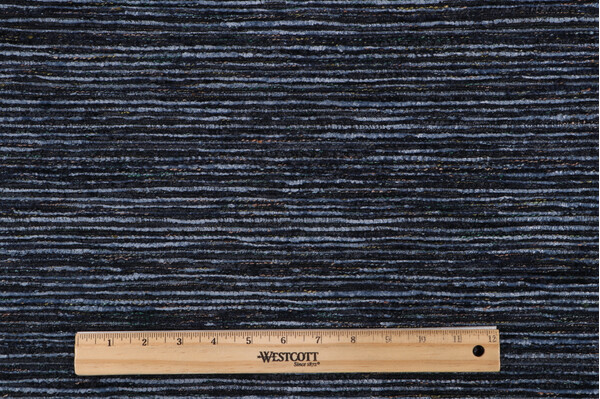 P Kaufmann Holcombe Woven Chenille Upholstery Fabric in Midnight 
