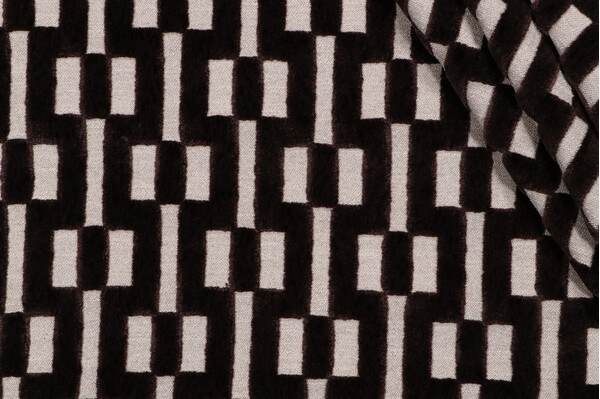 P Kaufmann Stillwell Velvet Upholstery Fabric in Ganache 