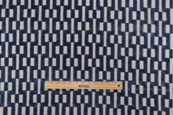 P Kaufmann Stillwell Velvet Upholstery Fabric in Harbor 