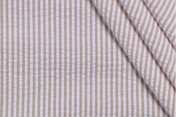 P Kaufmann Pinch Woven Cotton Decorator Fabric in Sand 