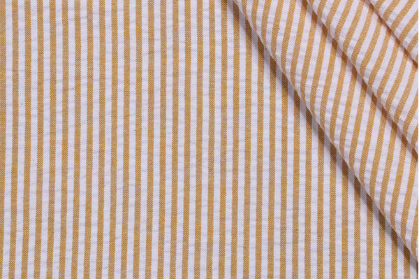 P Kaufmann Pinch Woven Cotton Decorator Fabric in Sunshine 
