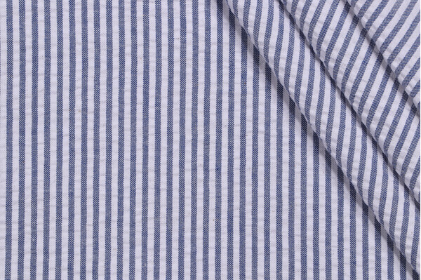 P Kaufmann Pinch Woven Cotton Decorator Fabric in Nautical 