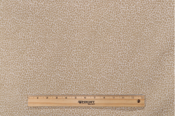 Leopard Woven Chenille Upholstery Fabric in Gold 