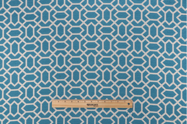 Halon Woven Chenille Upholstery Fabric in Pacific 