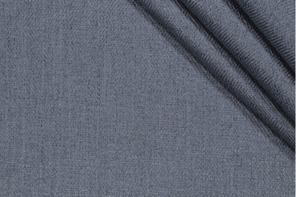 Meza Woven Upholstery Fabric in Slate Blue 