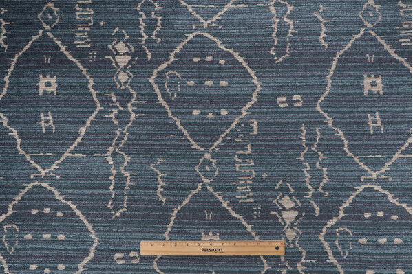 Zara Woven Chenille Upholstery Fabric in Ocean 