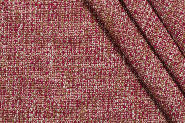 Mayaro Woven Upholstery Fabric in Berry
