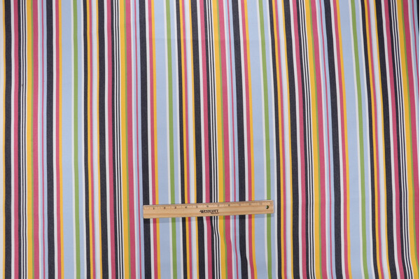 Sunbrella Stripe Woven Solution Dyed Acrylic Outdoor Fabric in Multi