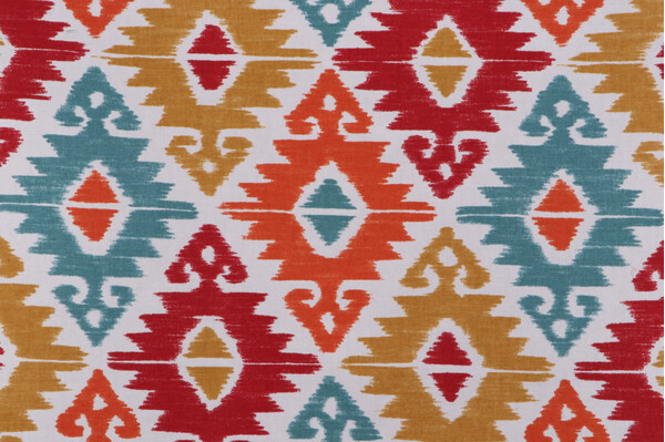 Richloom Nectar Printed Cotton Drapery Fabric in Garnet