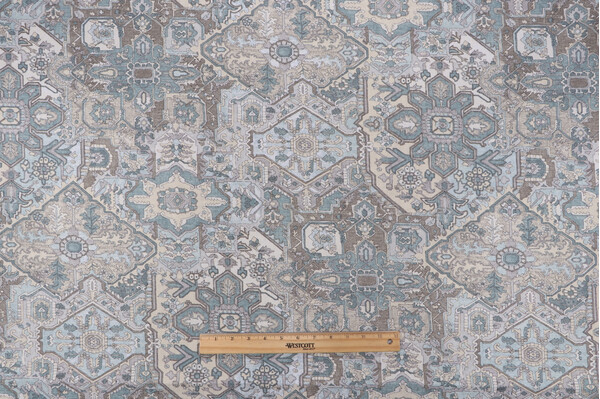 Click for 1 Yards Covington Naya Printed Cotton Drapery Fabric in Serenity Covington Naya Printed Cotton Drapery Fabric in Serenity