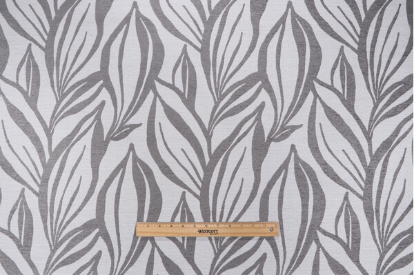 Covington Tiya Woven Chenille Upholstery Fabric in 915-Urban Grey