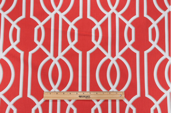 Click for 1 Yards Magnolia Home Deco Printed Cotton Drapery Fabric in Poppy Magnolia Home Deco Printed Cotton Drapery Fabric in Poppy
