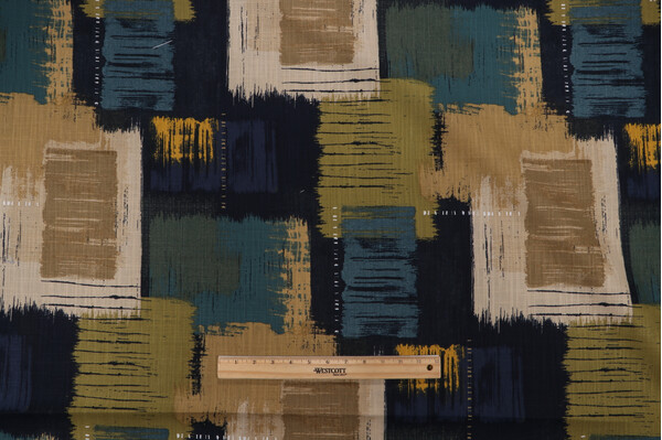 Covington Beyond Printed Cotton Drapery Fabric in 534-Ink