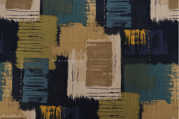 Covington Beyond Printed Cotton Drapery Fabric in 534-Ink