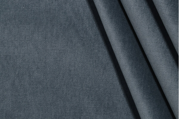 Secret Velvet Upholstery Fabric in Ocean