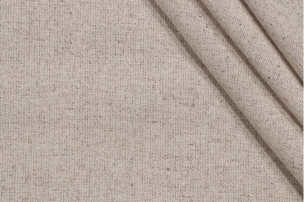 Sample of Lino Textiles Edison Woven Drapery Fabric in Oatmeal 