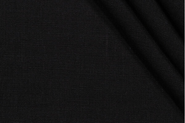 Sample of Lino Textiles Grace-Tumble Woven Drapery Fabric in Black 