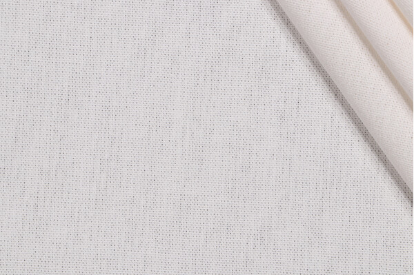 Sample of Lino Textiles Arthur Woven Cotton Drapery Fabric in Ivory 